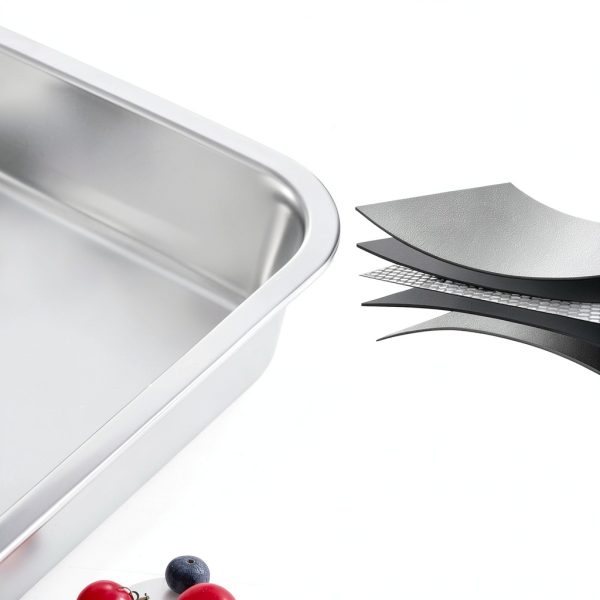 CozyState Lasagna Pan Stainless Steel with Lid Oven Safe-3