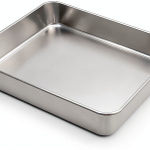 TeamFar Stainless Steel Lasagna Pan Dishwasher Safe Baking-0
