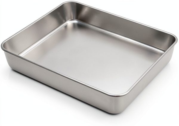 TeamFar Stainless Steel Lasagna Pan Dishwasher Safe Baking-0