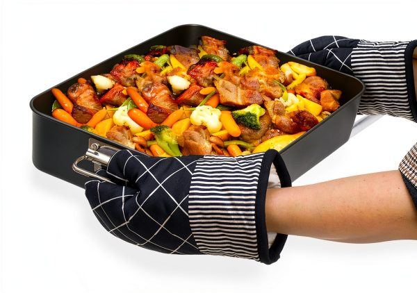Jucoan Carbon Steel Lasagna Pan Non-Stick Oven Safe-2