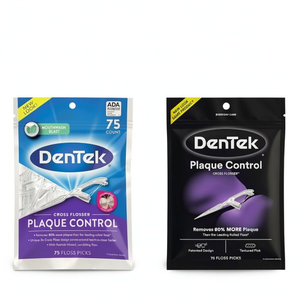 DenTek Cross Flosser Plaque Control Floss Picks-1