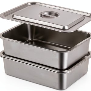 CozyState Lasagna Pan Stainless Steel with Lid Oven Safe-0