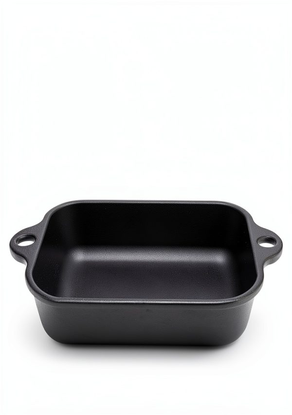 Cast Iron Lasagna Pan Victoria Black Rectangular Oven Safe-4