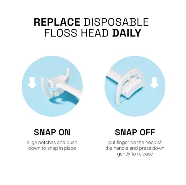 REACH Dental Flosser Refill Heads Mint Flavor 28 Count-4