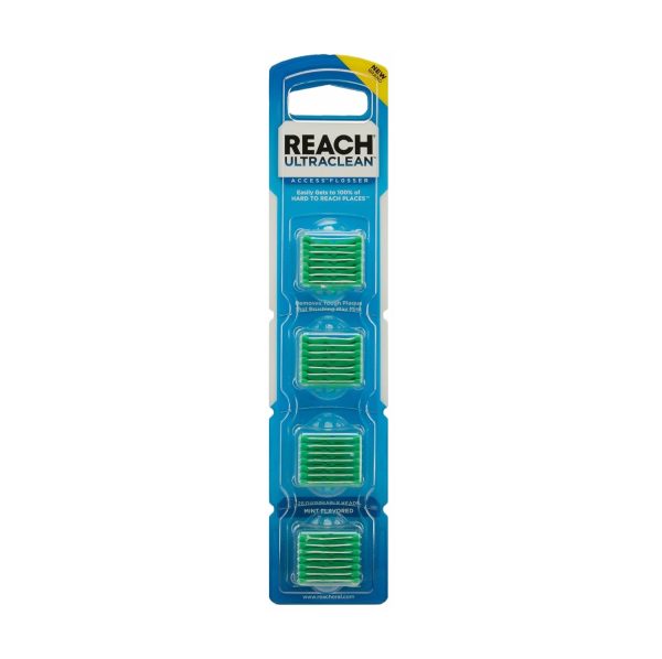 REACH Dental Flosser Refill Heads Mint Flavor 28 Count-0