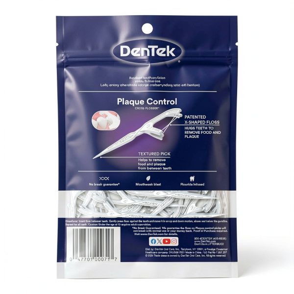 DenTek Cross Flosser Plaque Control Floss Picks-7