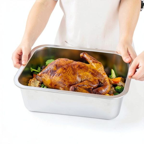 CozyState Lasagna Pan Stainless Steel Non-Stick with Lid-3