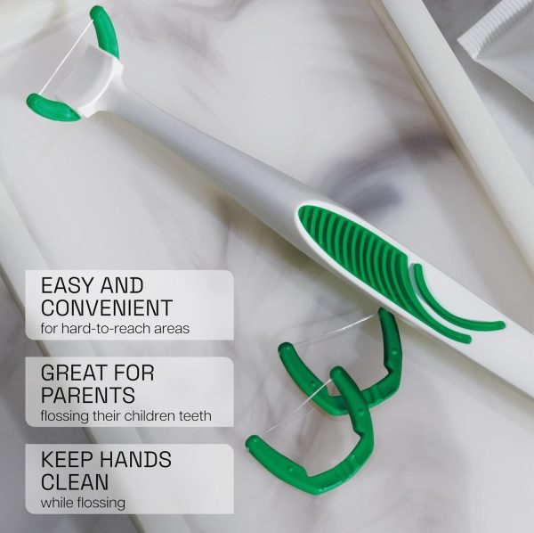 REACH Dental Flosser Refill Heads Mint Flavor 28 Count-5