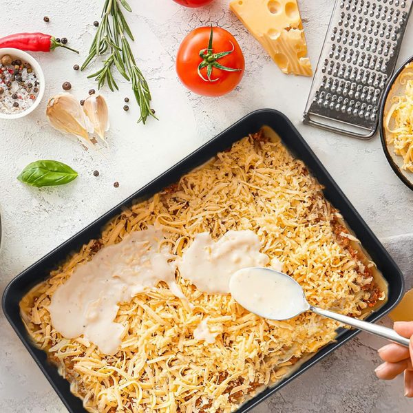 TeamFar Lasagna Pan Nonstick Coated Stainless Steel Baking-3