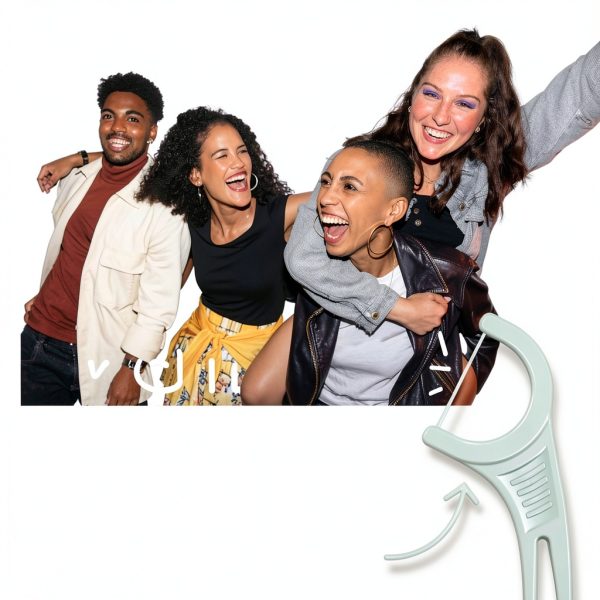 Dental Flossers Mint Portable Hygienic Fold Out Toothpick-4