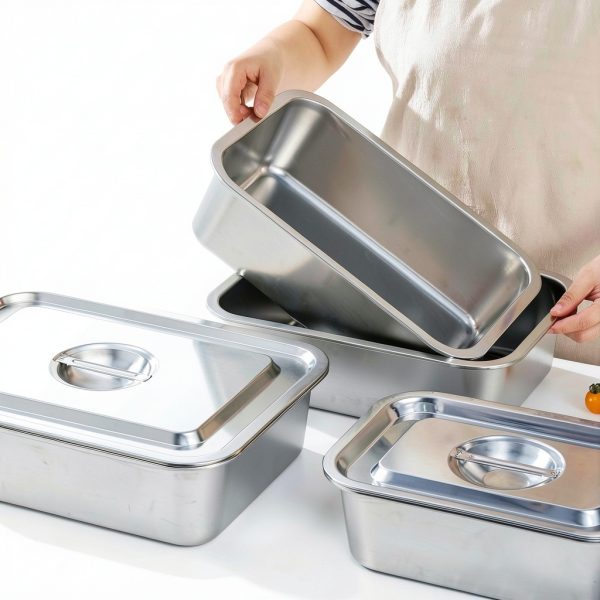 CozyState Lasagna Pan Stainless Steel with Lid Oven Safe-8