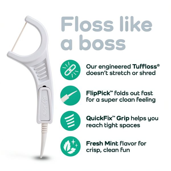 Dental Flossers Mint Portable Hygienic Fold Out Toothpick-2