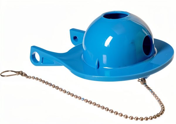 Mansfield Plumbing 3in Blue Rubber Toilet Flapper-1