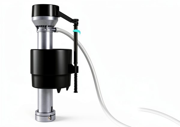 TEVIORA Toilet Fill Valve Replacement Kit Black 2.6x2.6x9-3