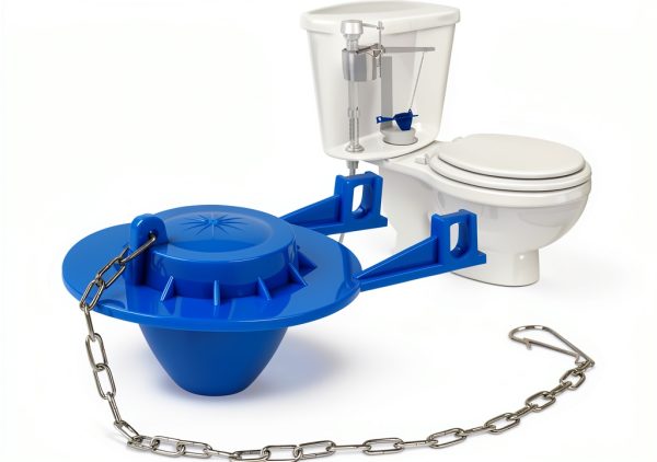 SooDeei Toilet Flapper Replacement Blue T6688-0