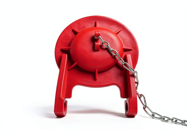 Toilet Flapper Rubber by Gadgetime USA 2‑Port Red-4