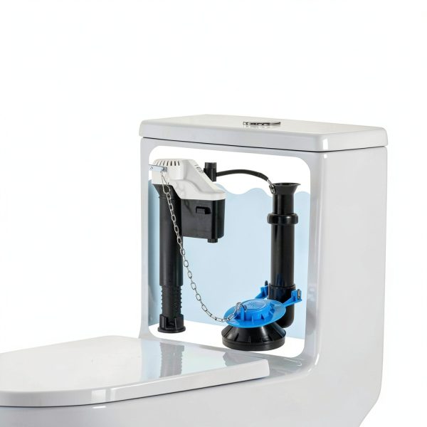 Toilet Flapper Weslymoo Blue Stainless Design-5