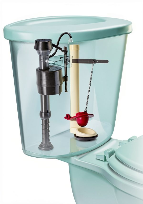 Fluidmaster Red Toilet Flapper Universal Design-2