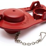 Fluidmaster Red Toilet Flapper Universal Design-0