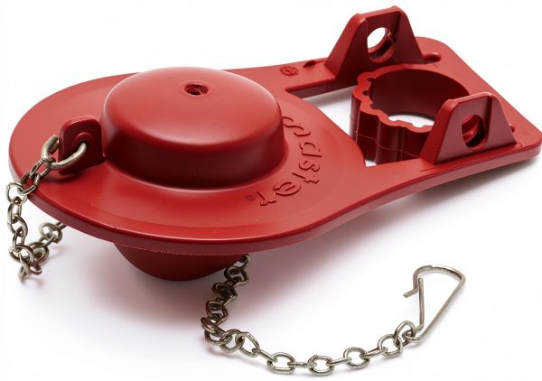 Fluidmaster Red Toilet Flapper Universal Design-0