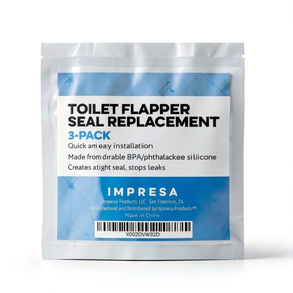 Toilet Flapper Seal IMPRESA 3 Pack Silicone-4