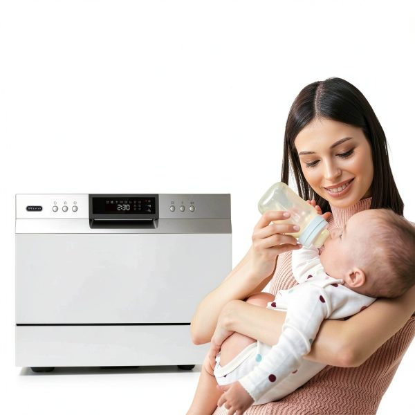 Whynter Portable Dishwasher CDW-6831WES 6-Place Setting LED White-6
