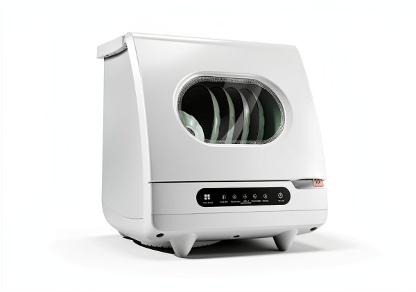 Portable Mini Dishwasher LIKARVA 5L Built-in Tank 72°C Rotating Spray-3