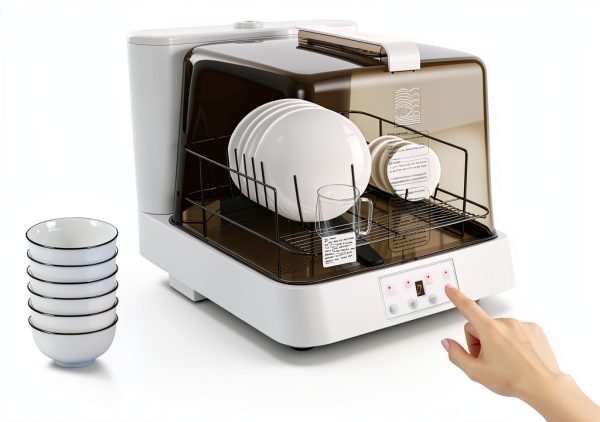 Portable Mini Dishwasher Usoraszkt Countertop with 360 Rotating Nozzle-0