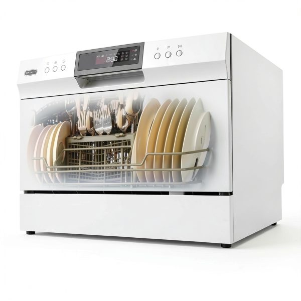 Whynter Portable Dishwasher CDW-6831WES 6-Place Setting LED White-2