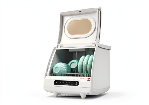 Portable Mini Dishwasher LIKARVA 5L Built-in Tank 72°C Rotating Spray-1