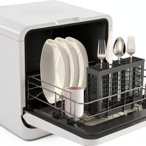 3 In 1 Countertop Dishwasher BQDRTMZ 785W Mini with Auto Air Dry-0