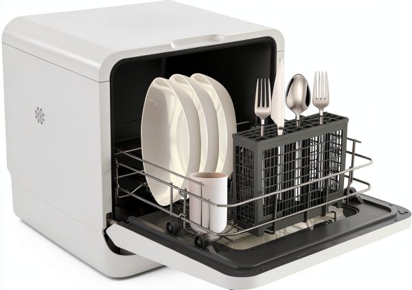 3 In 1 Countertop Dishwasher BQDRTMZ 785W Mini with Auto Air Dry-0