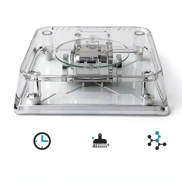 VINGVO USB Mini Dishwasher, Integrated IP67 Powerful Ultrasonic High Frequency USB Dishwasher Portable 5V with Silicone Suction Cup for Household (White)-1