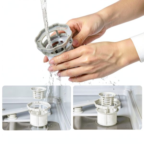 Portable Countertop Dishwasher FOHERE TDQR01 Dual Spray 6 Programs-2
