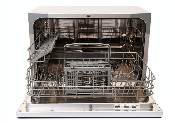 SPT SD-2224DW ENERGY STAR Countertop Dishwasher with Delay Start - Portable Dishwasher with Stainless Steel Interior and 6 Place Settings for Apartment Office And Home Kitchen, White-4