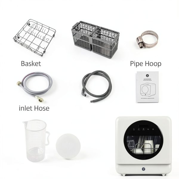 Portable Dishwasher YardYonder Countertop 5L with Faucet & Manual Tank-5