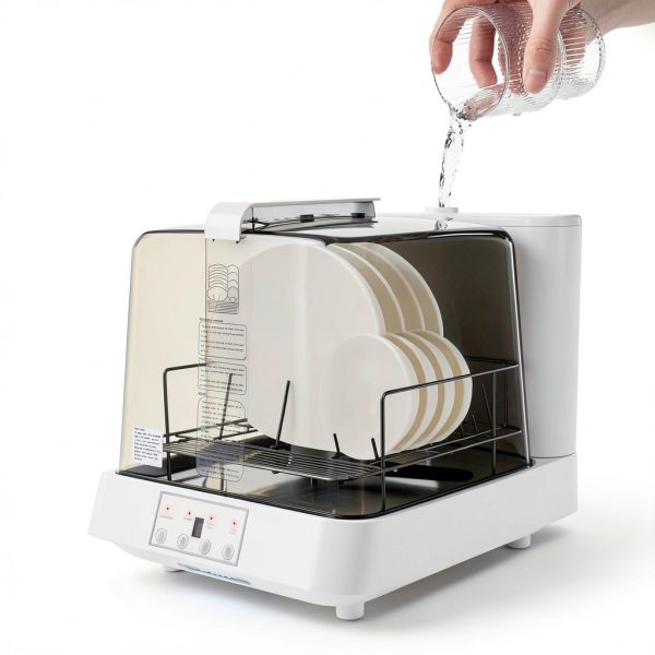 Portable Mini Dishwasher Usoraszkt Countertop with 360 Rotating Nozzle-3
