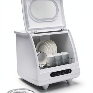 Portable Dishwasher IOENC Countertop 6-Place Settings 5-Function-0