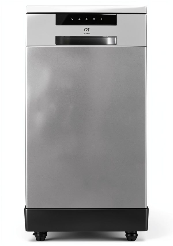SPT Portable Stainless Steel Dishwasher 18" 6-Program 8-Place-0