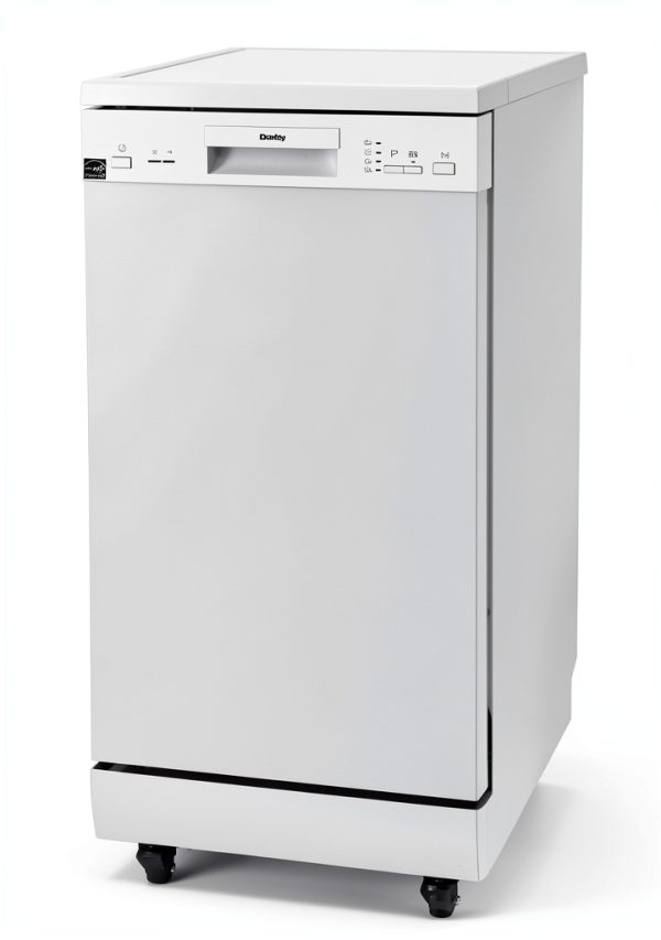 Portable Dishwasher Danby DDW1805EWP 18" Wide White 8 Place Settings-0