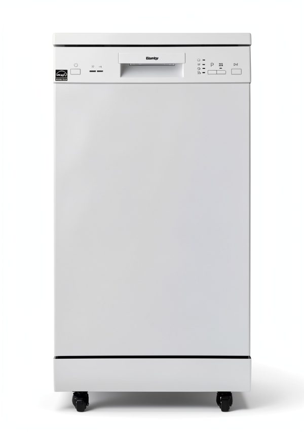 Portable Dishwasher Danby DDW1805EWP 18" Wide White 8 Place Settings-1