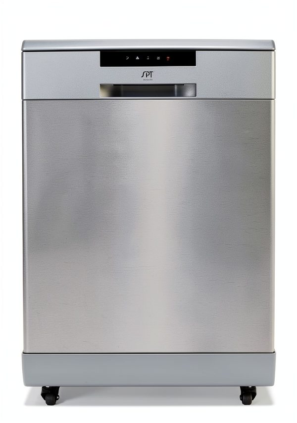 SPT Portable Dishwasher 24" Stainless Steel ENERGY STAR 6 Cycle-0