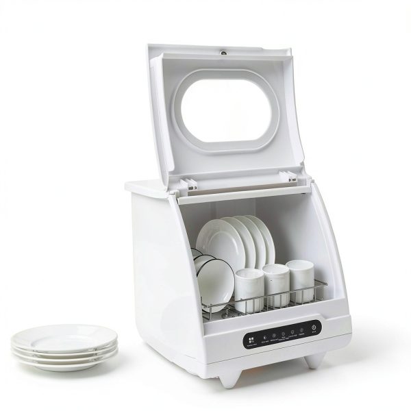 Portable Countertop Dishwasher Mahugde 5-Cycle Leak-Proof Compact-7