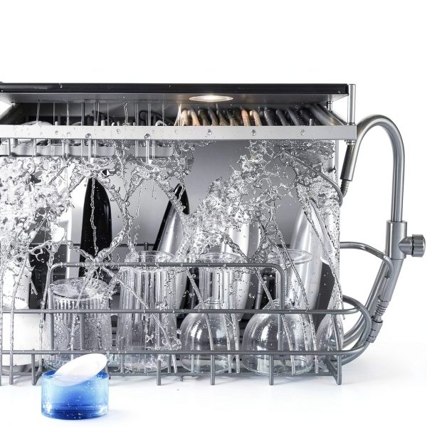 Countertop Portable Dishwasher BLITZHOME BH-6-CDW 9-Program 5.2L Tank-7