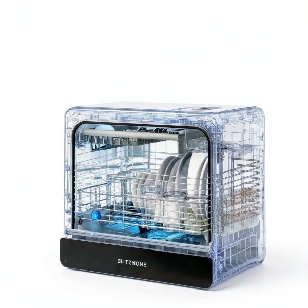 Countertop Portable Dishwasher BLITZHOME BH-6-CDW 9-Program 5.2L Tank-3