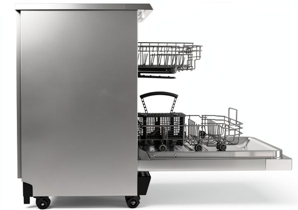 SPT Portable Stainless Steel Dishwasher 18" 6-Program 8-Place-2