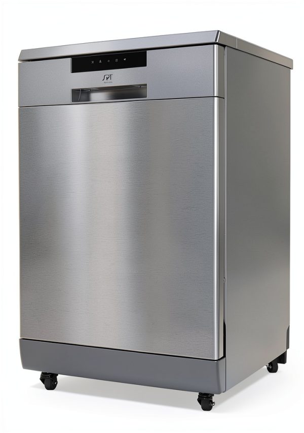 SPT Portable Dishwasher 24" Stainless Steel ENERGY STAR 6 Cycle-9